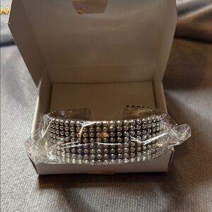 Silver Studded Bracelet